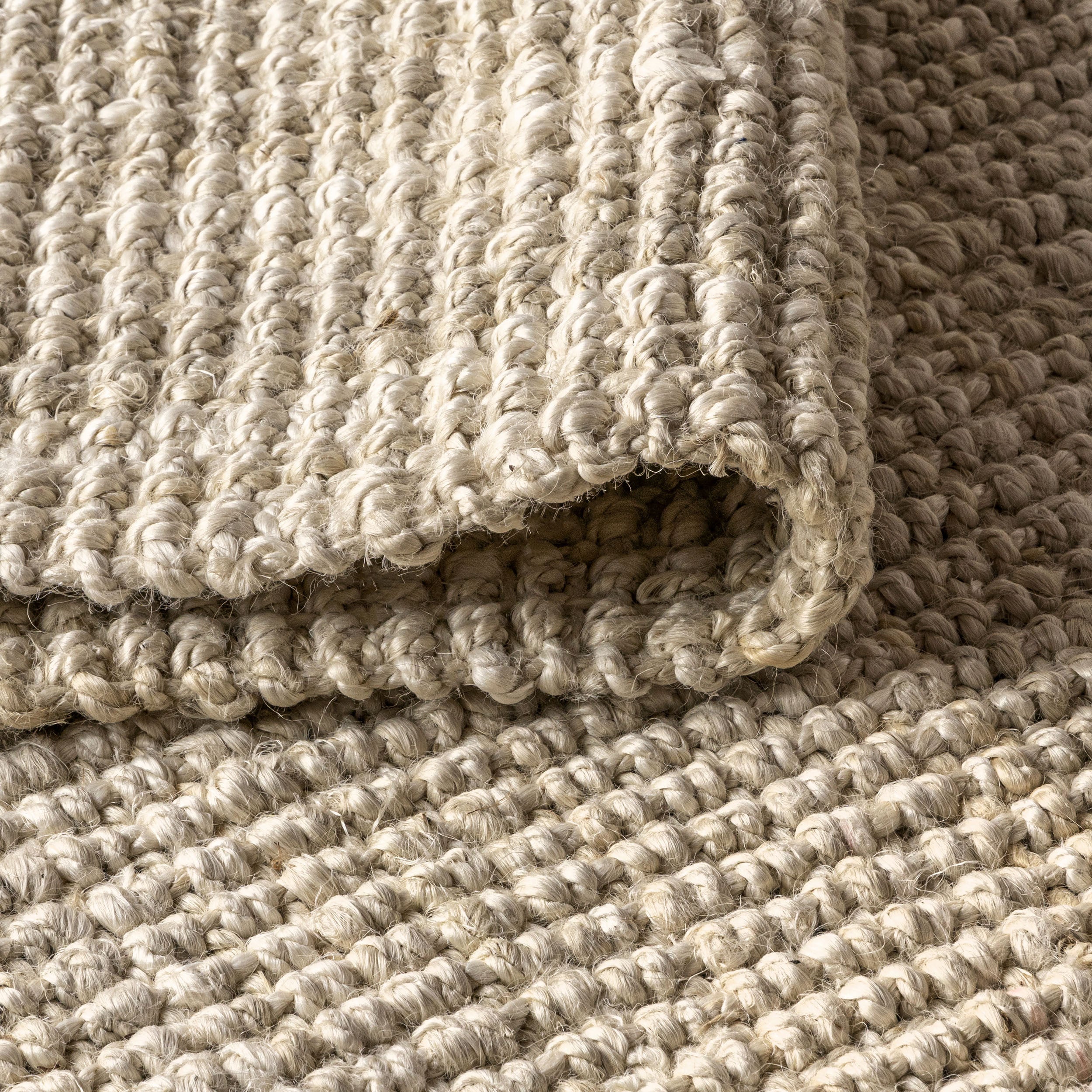 4' X 6' Ivory Jute Handmade Area Rug - Home & Garden