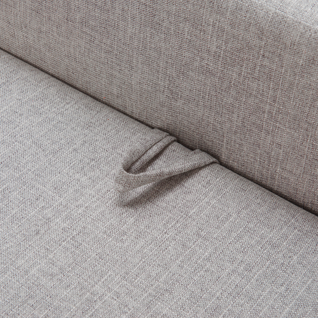 55" Gray Fabric Upholstered Storage Bench With Flip Top - Living Room