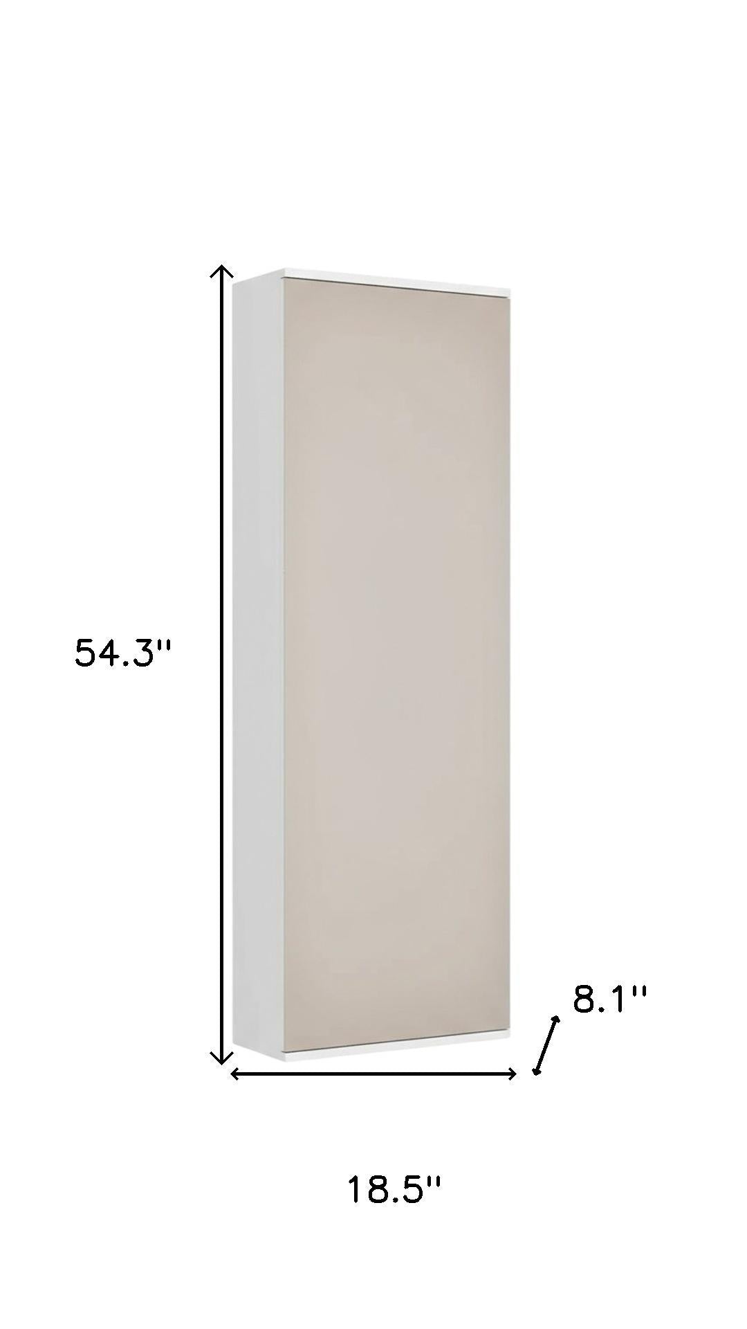 White Ten Pair Wall Mounted WoodShoe Rack - Kitchen & Dining
