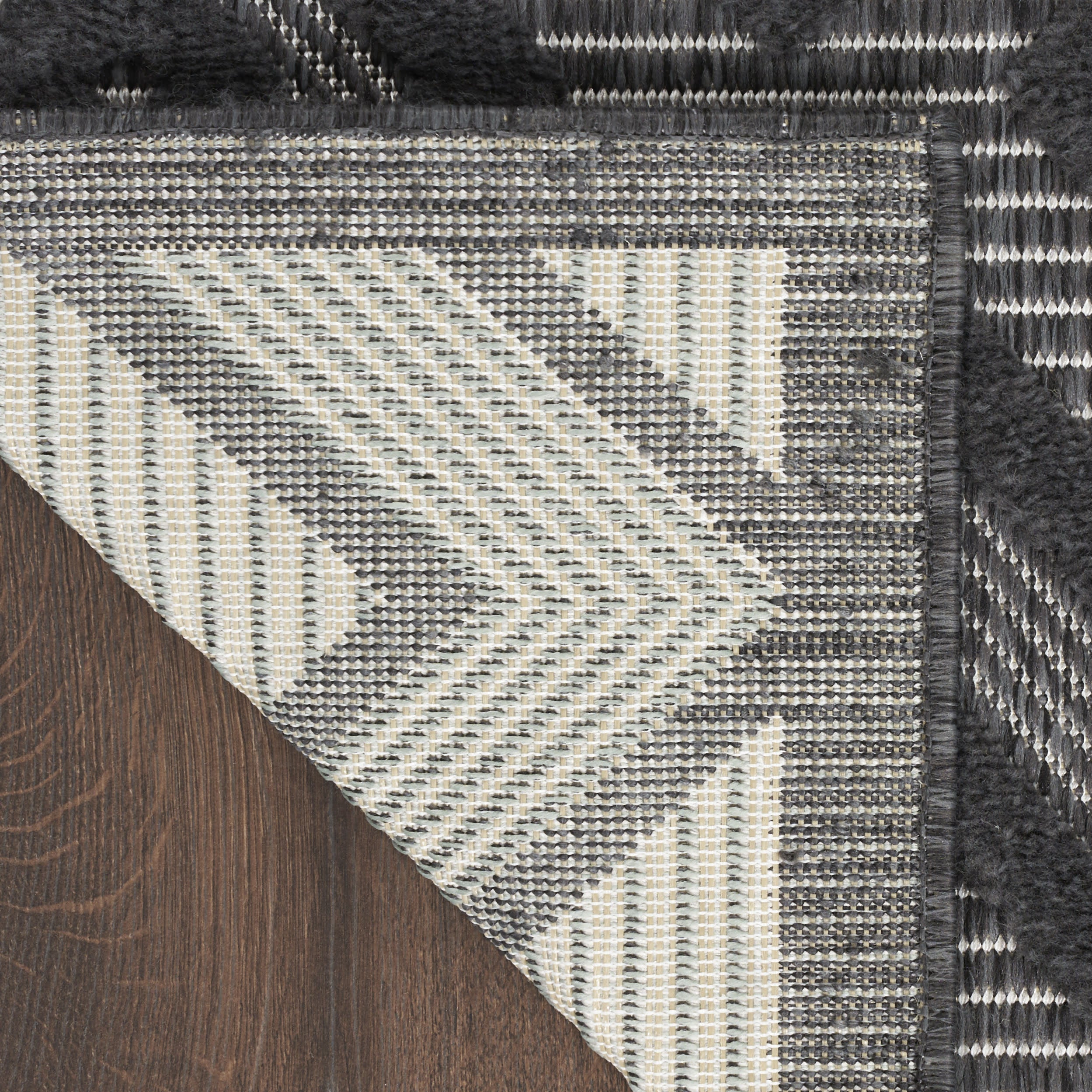 8' X 10' Black Indoor Outdoor Area Rug - Outdoor