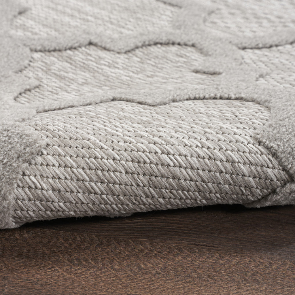 7' X 10' Gray Indoor Outdoor Area Rug - Outdoor