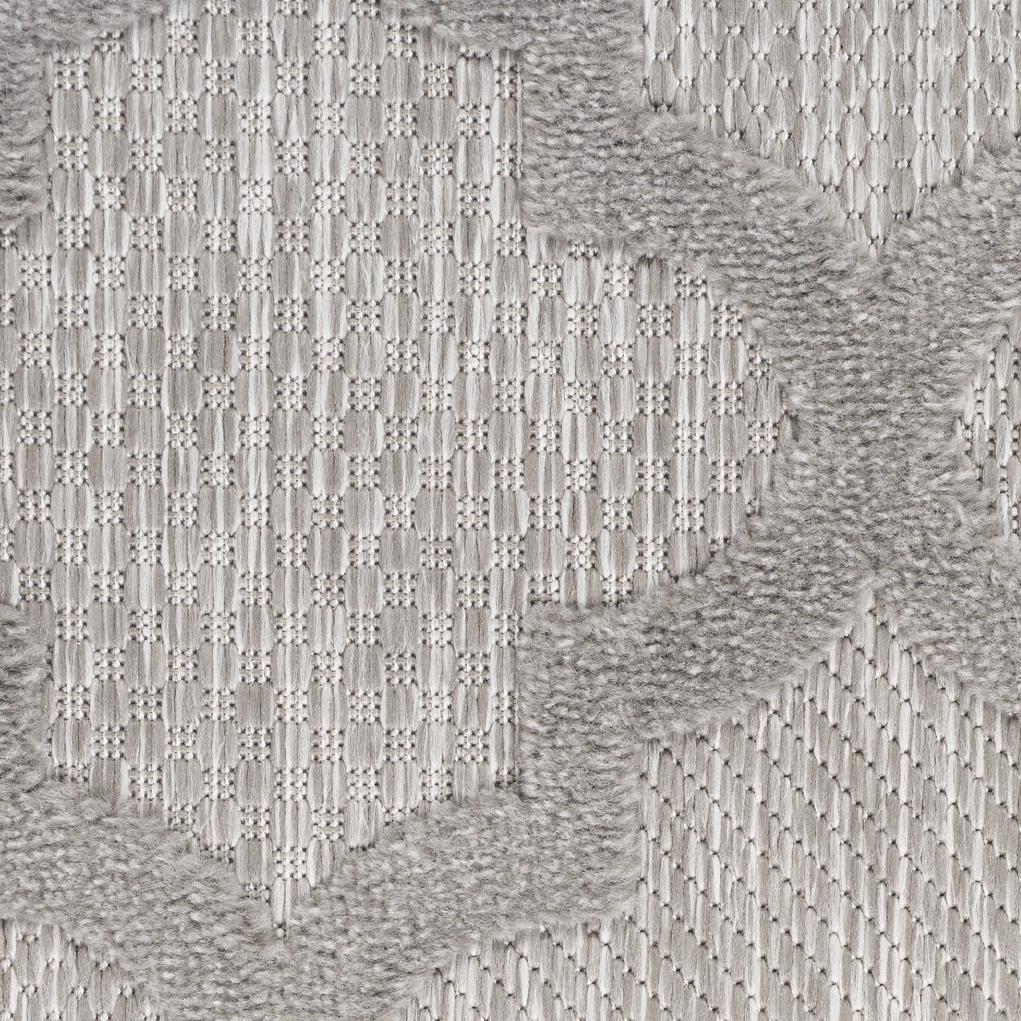 7' X 10' Gray Indoor Outdoor Area Rug - Outdoor