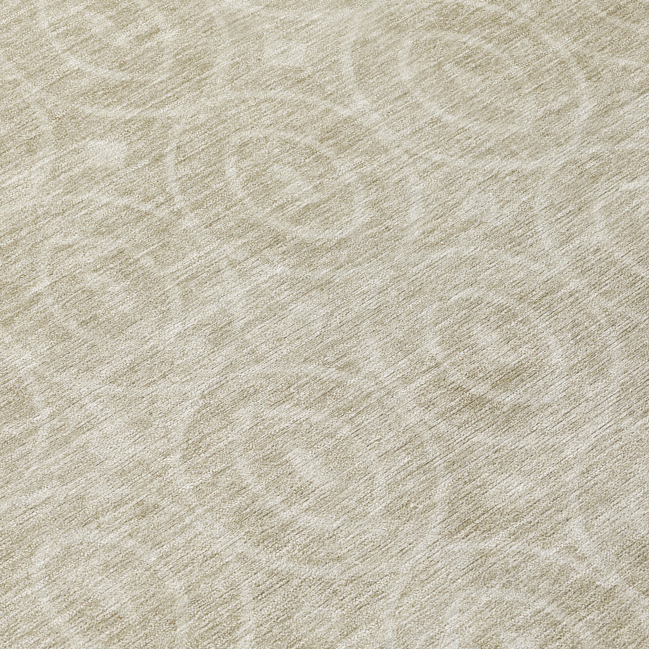 5' X 8' Beige Geometric Washable Indoor Outdoor Area Rug - Sports & Outdoor