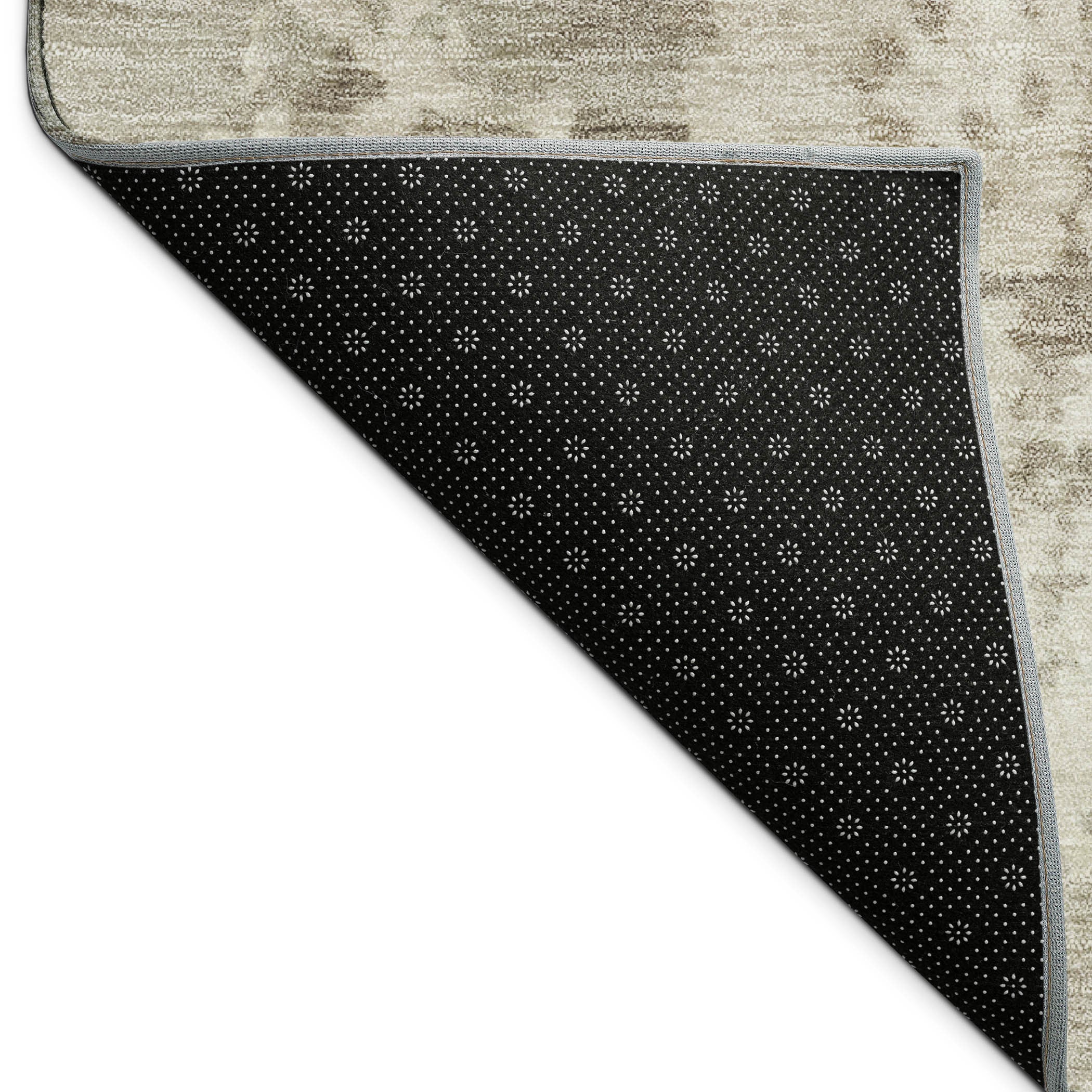 3' X 5' Taupe And Beige Abstract Washable Indoor Outdoor Area Rug - Sports & Outdoor