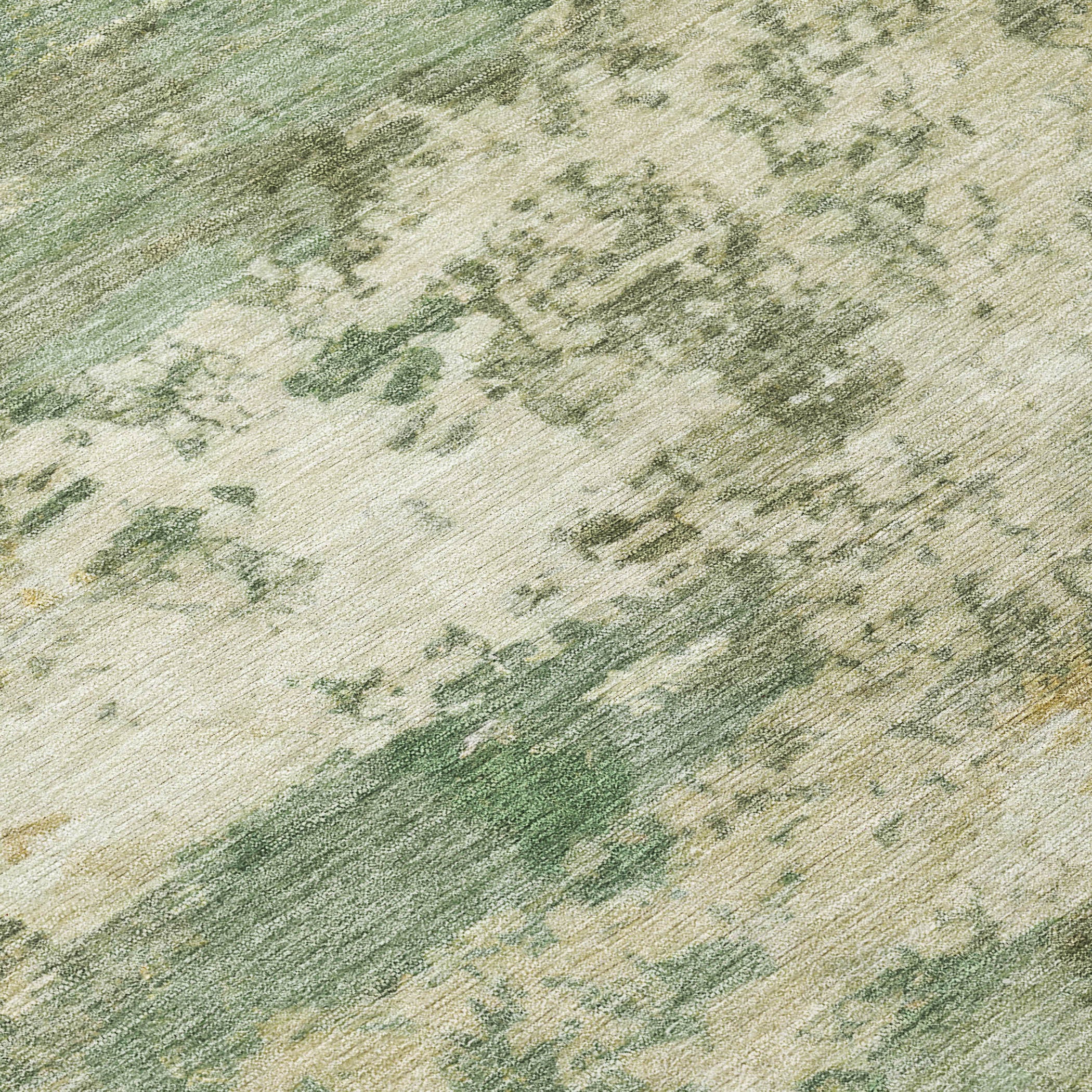 10' X 14' Sage And Beige Abstract Washable Indoor Outdoor Area Rug - Sports & Outdoor