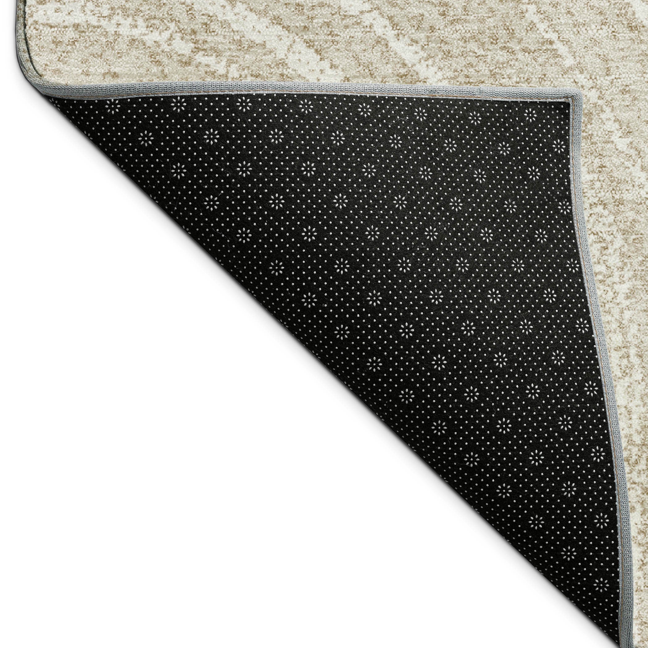 3' X 5' Beige And Tan Geometric Washable Indoor Outdoor Area Rug - Sports & Outdoor