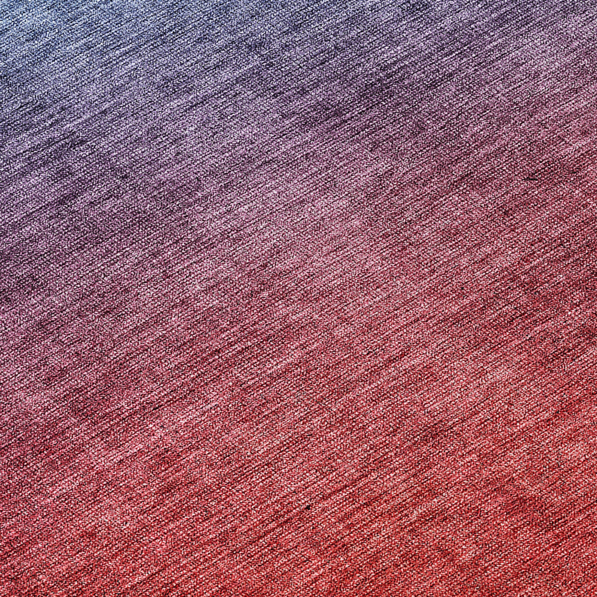 3' X 5' Navy Blue Red And Eggplant Ombre Washable Indoor Outdoor Area Rug - Sports & Outdoor