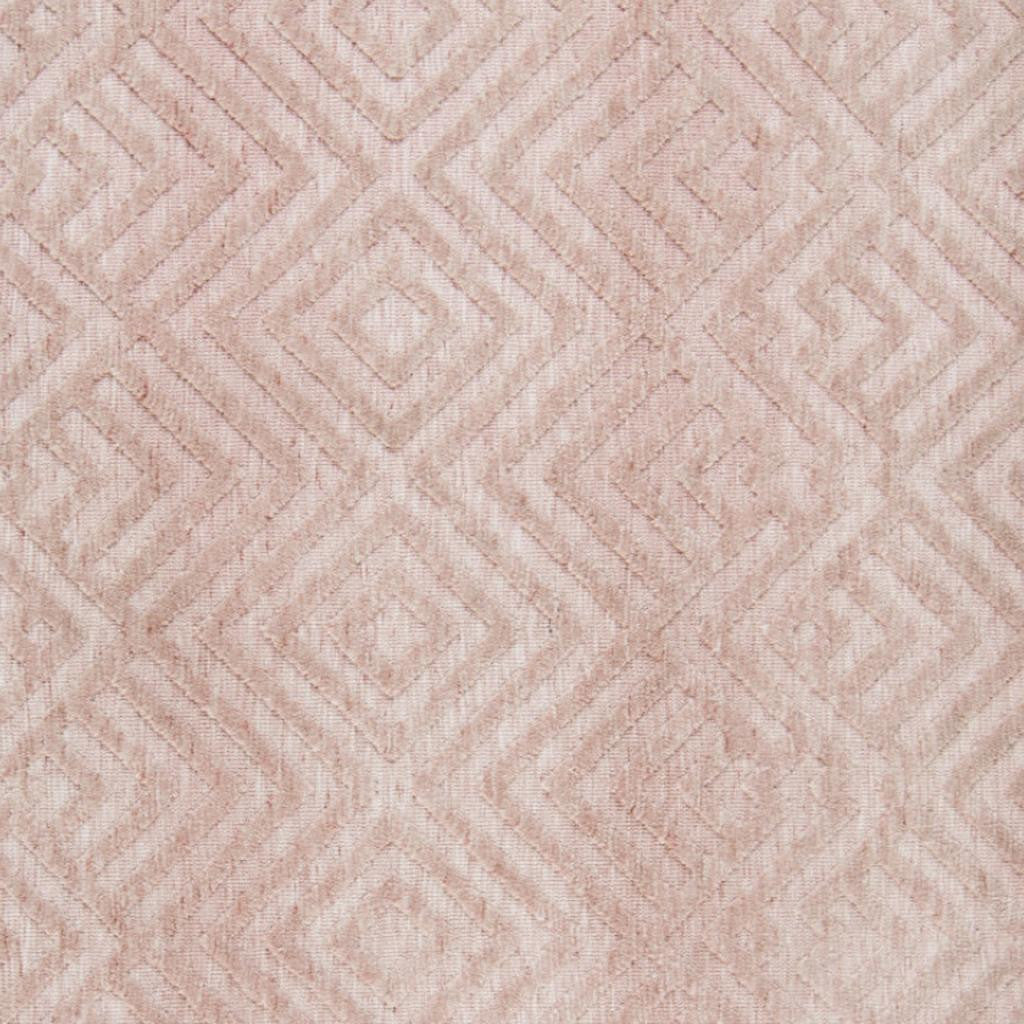 2' X 3' Pink And Ivory Geometric Stain Resistant Area Rug - Home & Garden