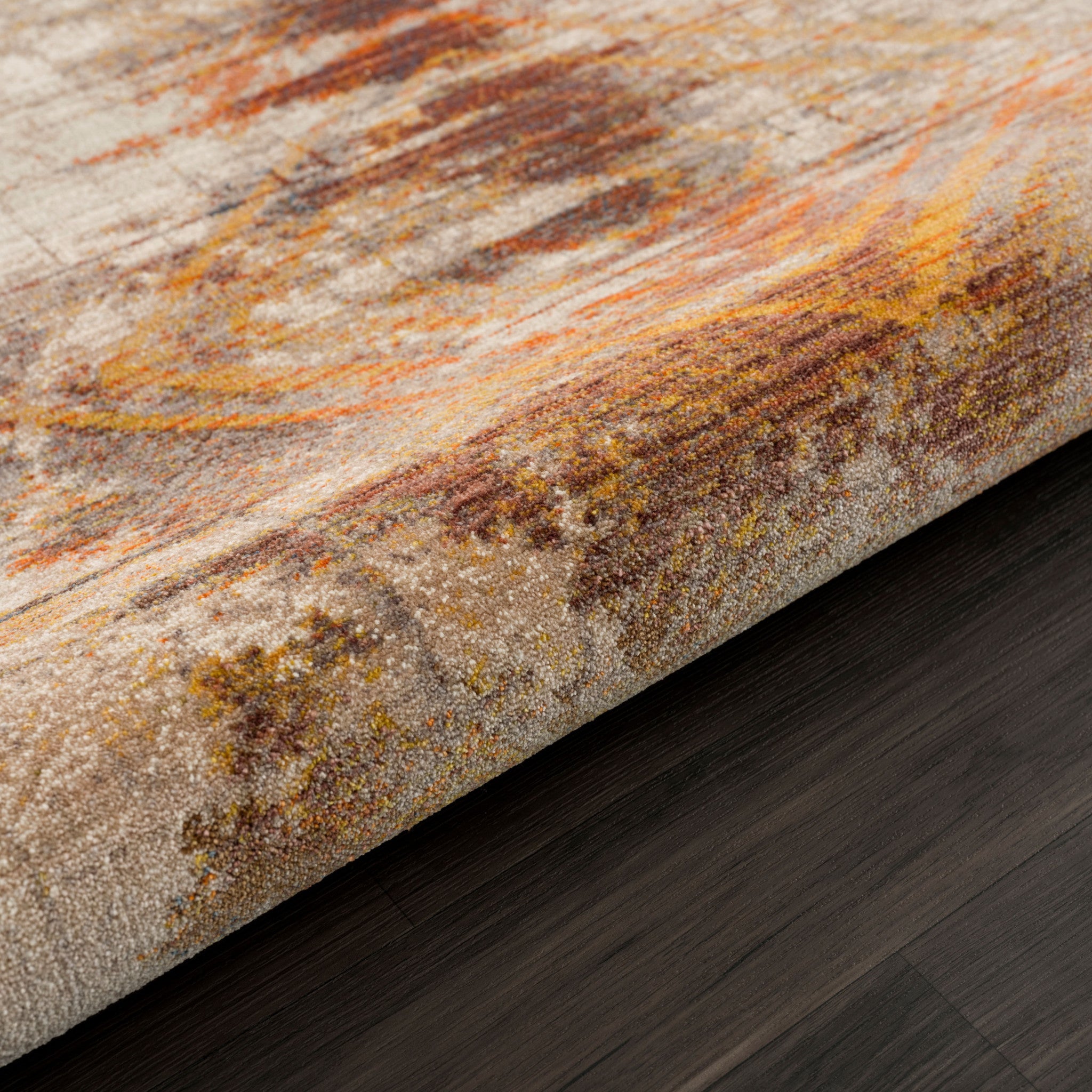 8' X 10' Gray Abstract Distressed Area Rug - Home Decor