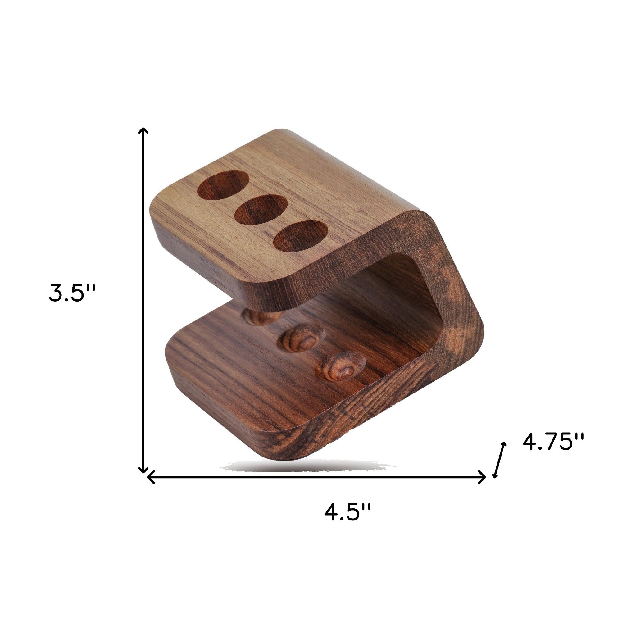 Designer Genuine Teak Toothbrush Holder - Bed & Bath