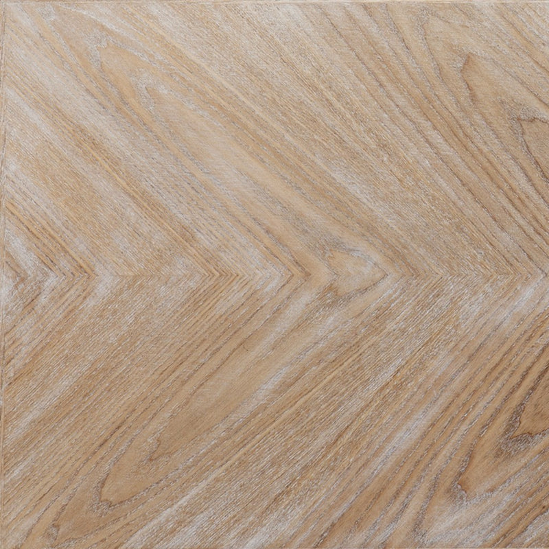 43" Natural and White Wood - Office