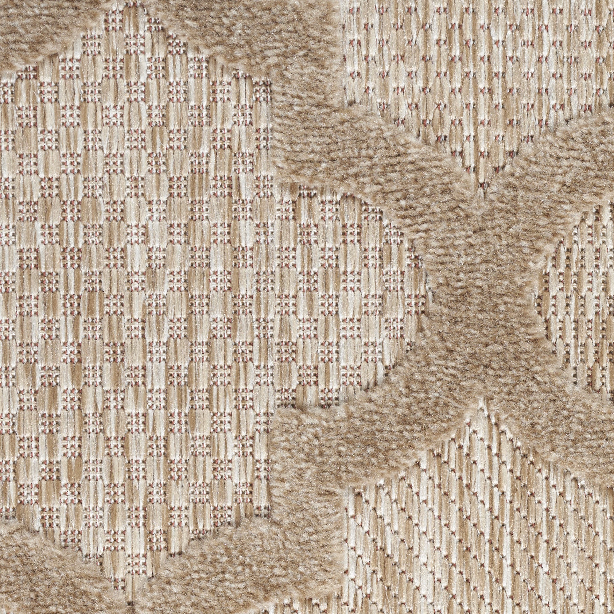 8' X 10' Beige Indoor Outdoor Area Rug - Outdoor
