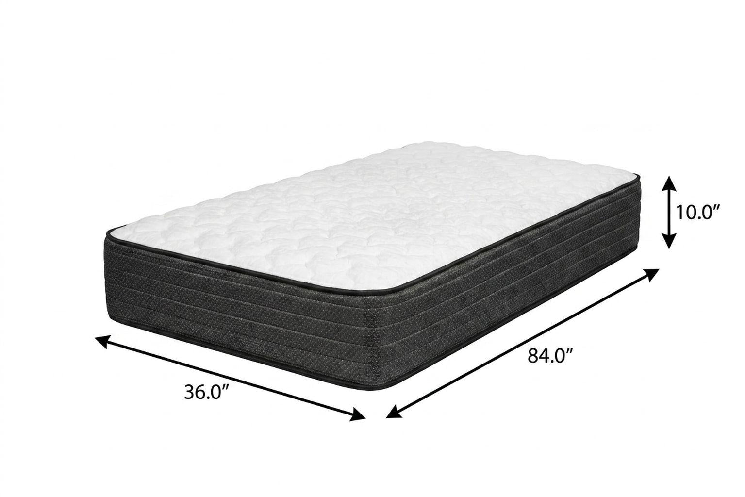 10" Split California King Foam Medium Hybrid Mattress - Bed & Bath