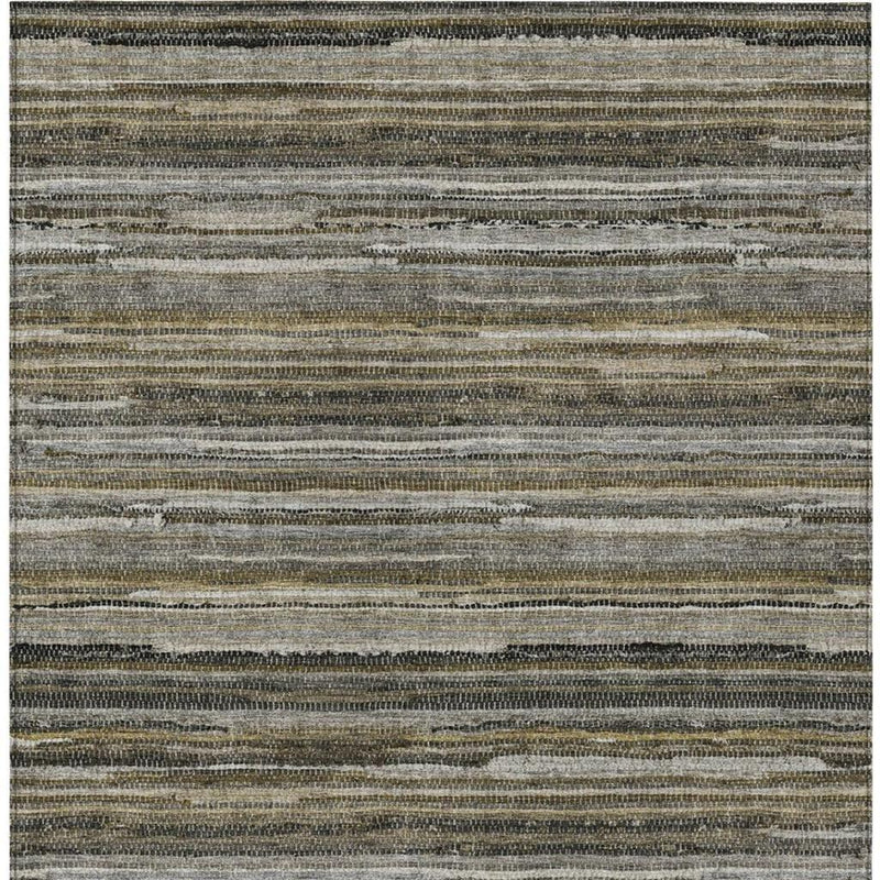 5x8 striped area rug with pewter and gray flatwoven horizontal lines