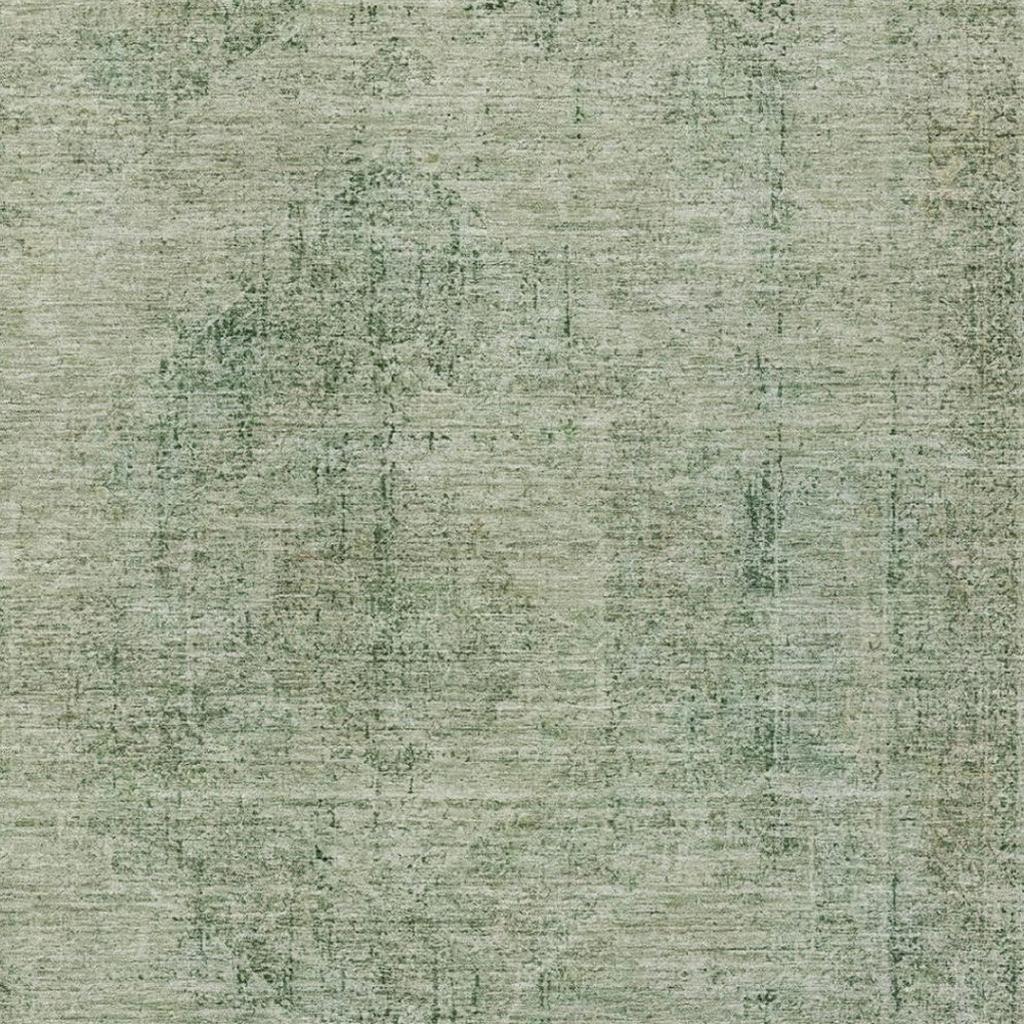 10' X 14' Green And Sage Oriental Washable Indoor Outdoor Area Rug - Sports & Outdoor