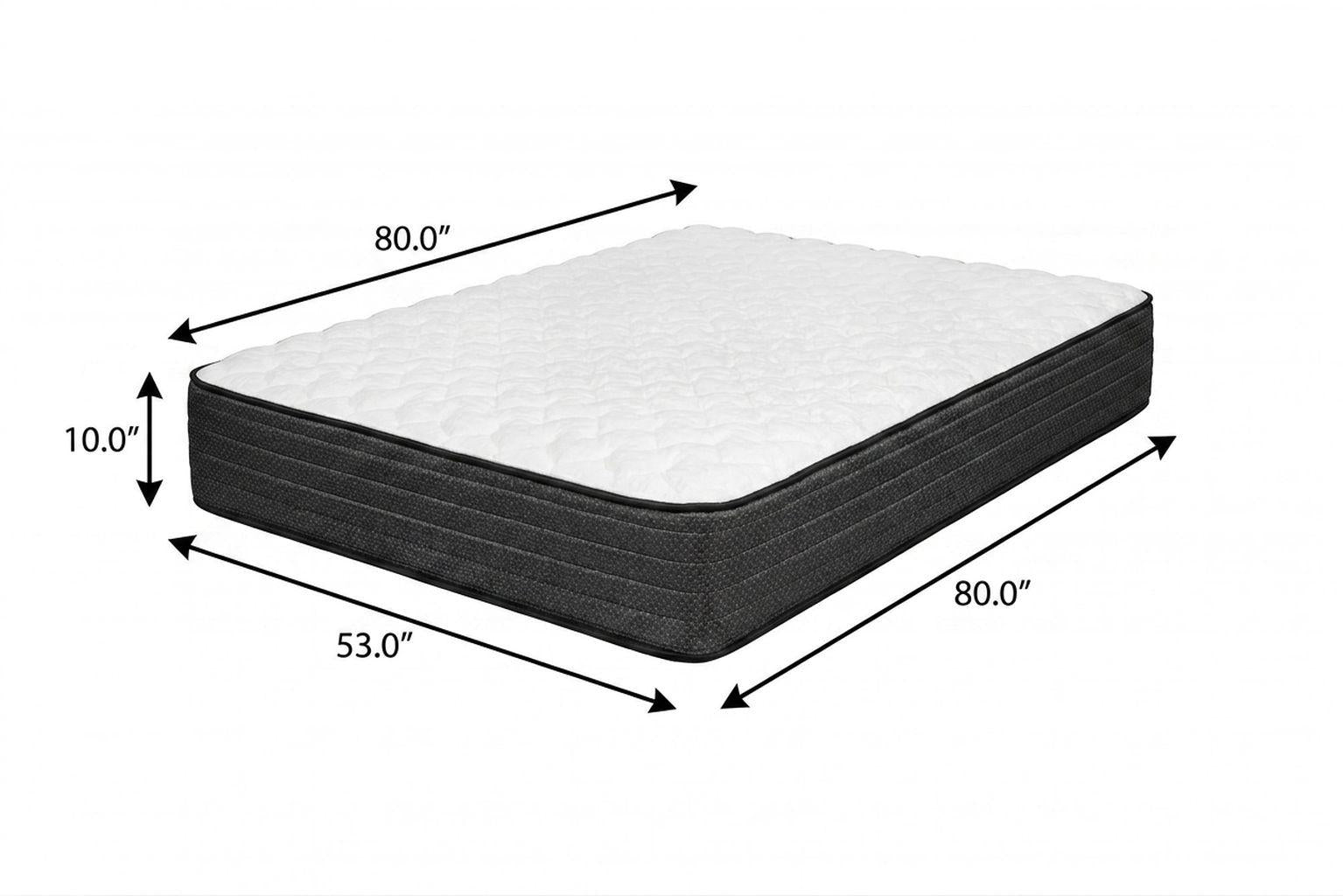 10" Full XL Foam Medium Hybrid Mattress - Bed & Bath