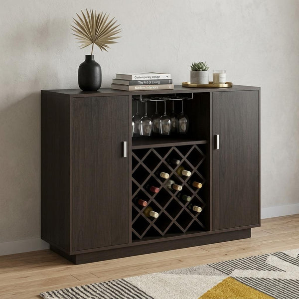 47" Espresso Server with Two Doors - Kitchen & Dining