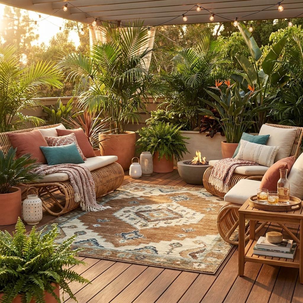 8' Orange And Beige Round Abstract Washable Indoor Outdoor Area Rug - Sports & Outdoor