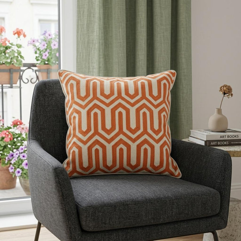 20" X 7" X 20" Transitional Multicolored Pillow Cover With Poly Insert - Home Decor