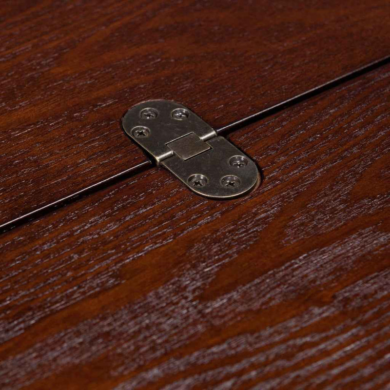 46" Brown Solid Wood A Frame Console Table