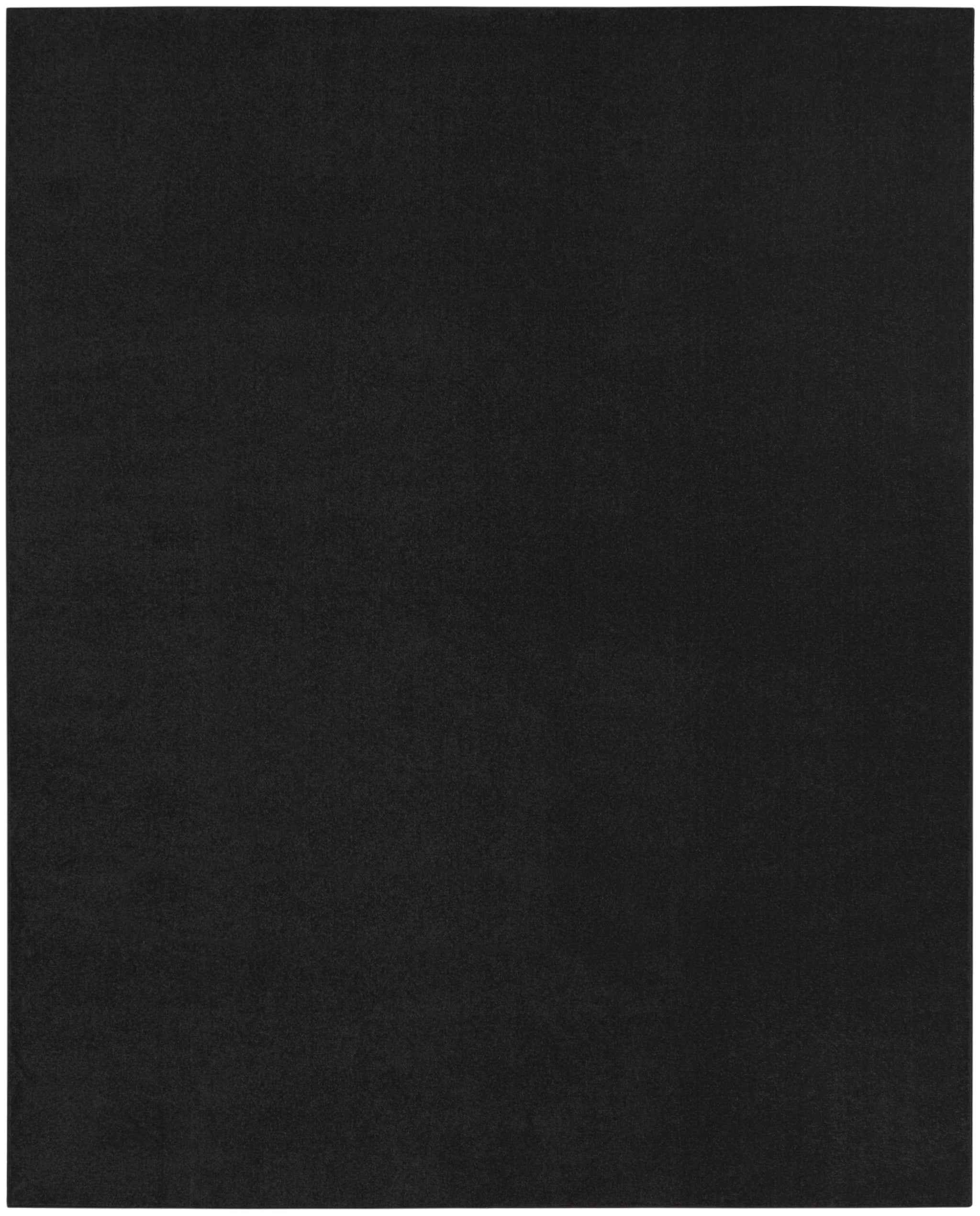 12' X 15' Black Indoor Outdoor Area Rug