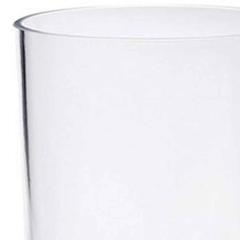 Set of Four Clear Tritan Plastic Stemmed Flutes