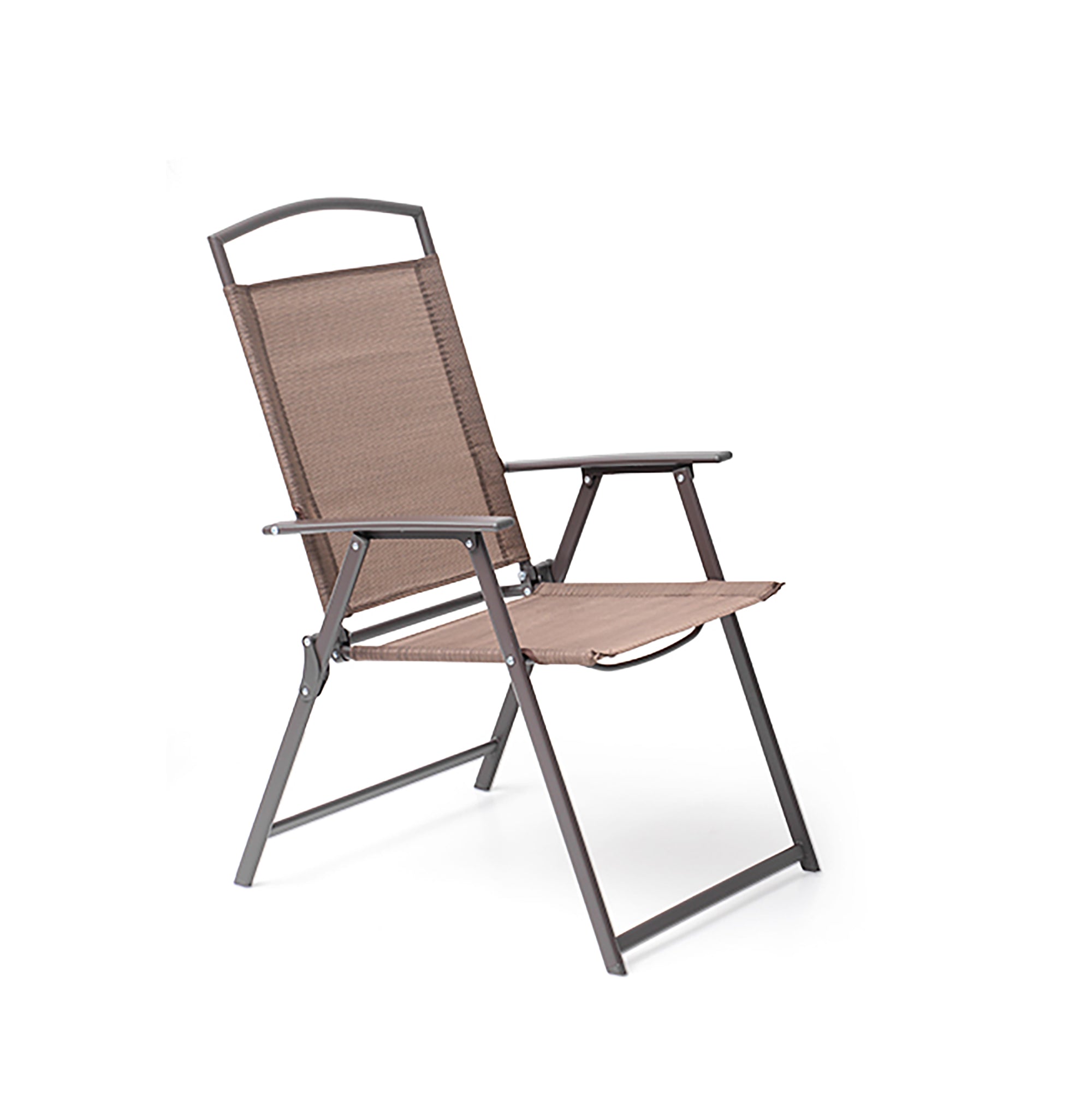 Six Piece Clear and Brown Square Glass Dining Set with Four Chairs - Outdoor