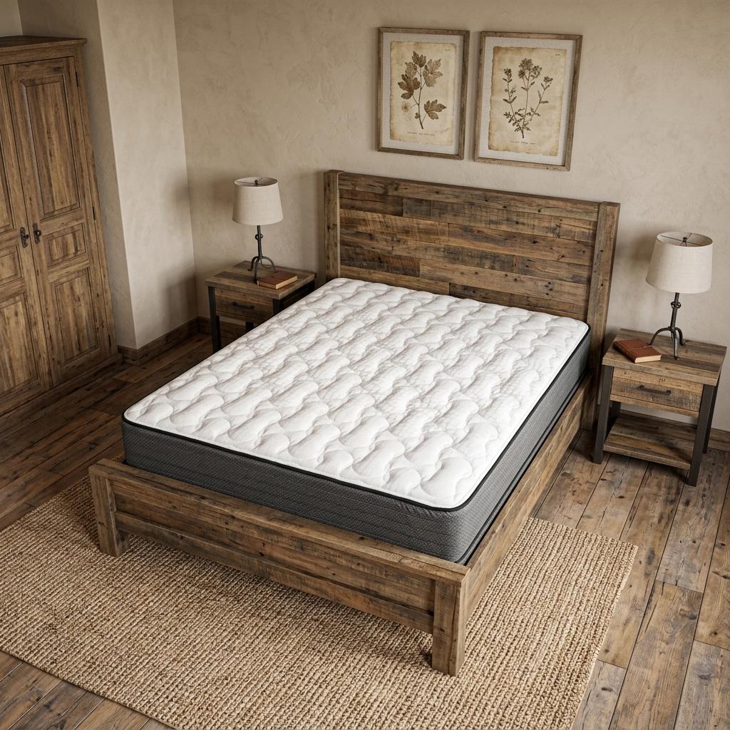 10" Split California King Foam Medium Hybrid Mattress - Bed & Bath