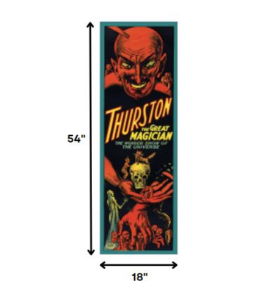 18" X 54" Thurston The Great Wonder Show Vintage Magic Poster Wall Art - Home & Garden