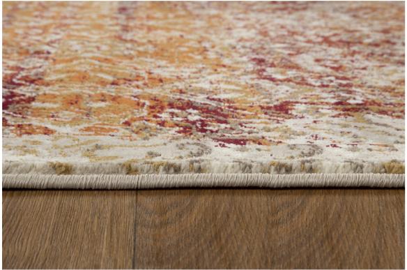 5' X 8' Rust And Ivory Oriental Area Rug - Home Decor