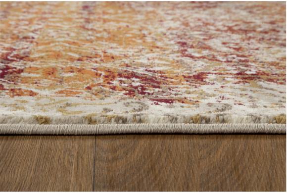 3' X 5' Rust And Ivory Oriental Area Rug - Home Decor