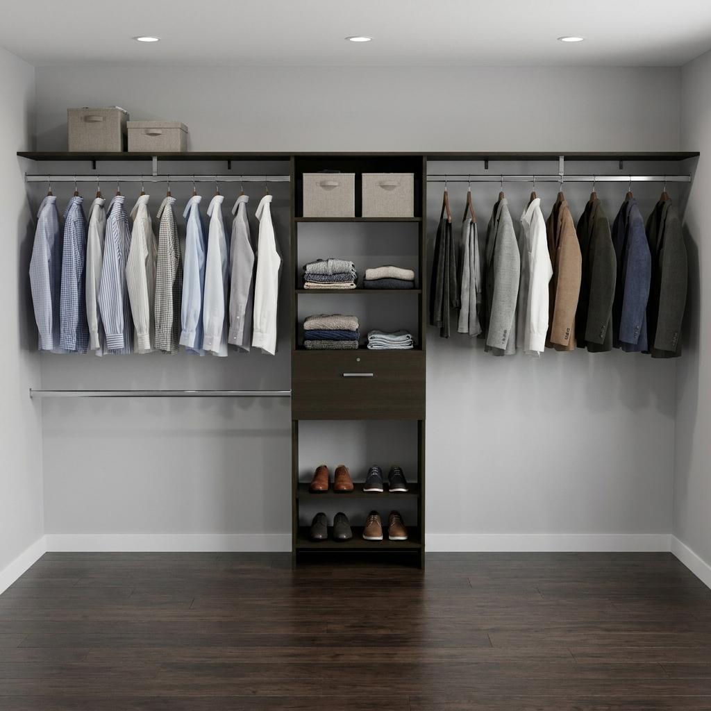 118" Black Manufactured Wood Organizer - Kitchen & Dining
