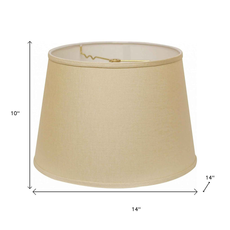 Beige Linen Empire Lamp Shade