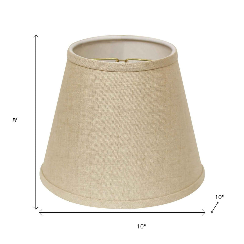 Dark Brown Linen Empire Lamp Shade