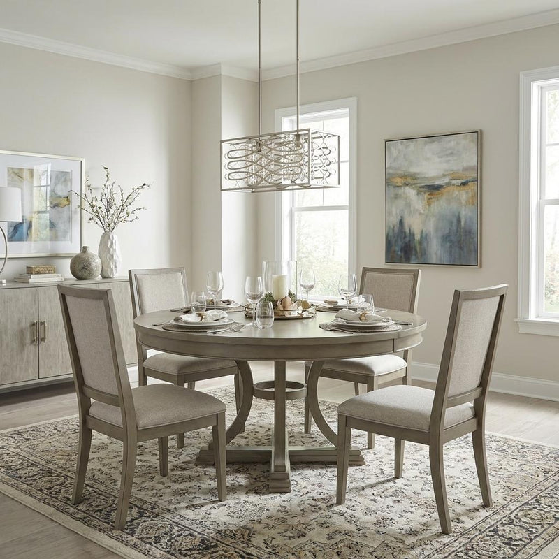 Brax 2-Light Washed Gold Island Pendant With Crystal Accents - Lighting