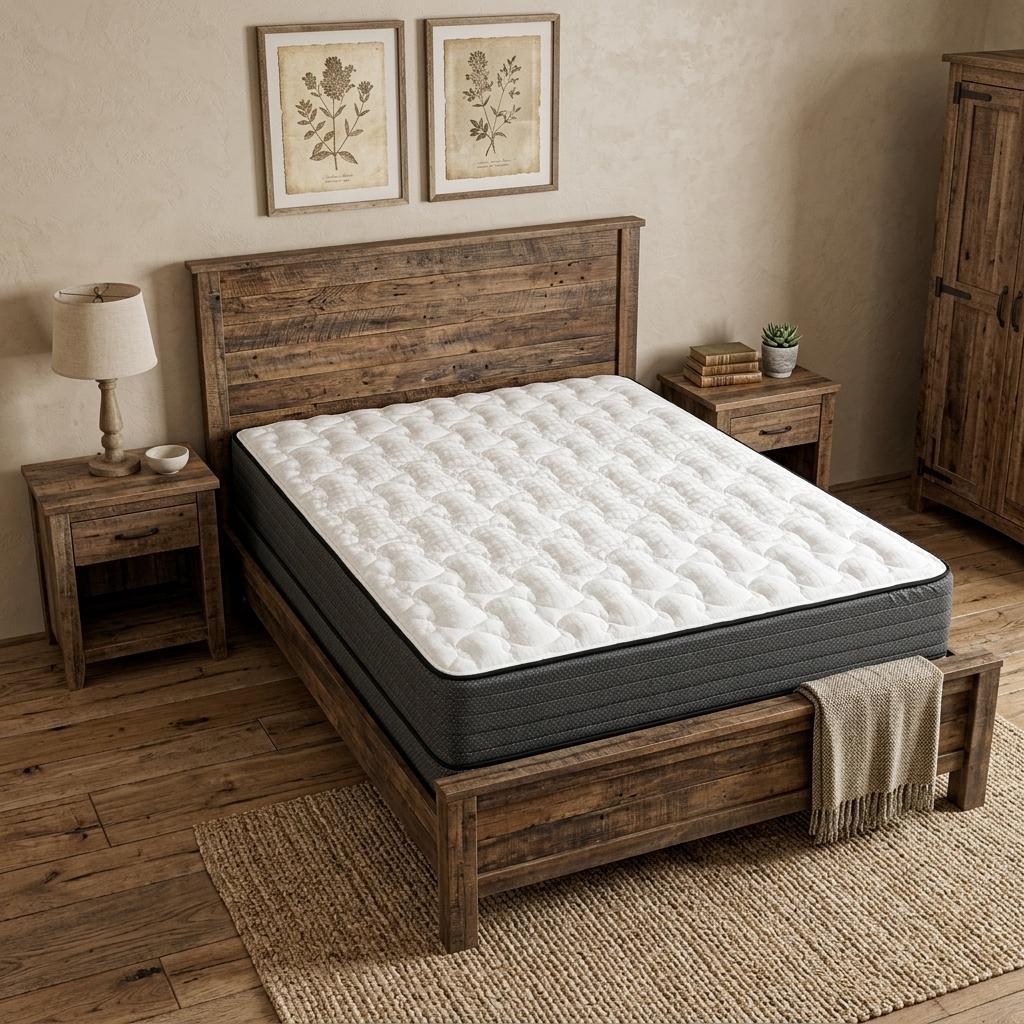 10" Full XL Foam Medium Hybrid Mattress - Bed & Bath
