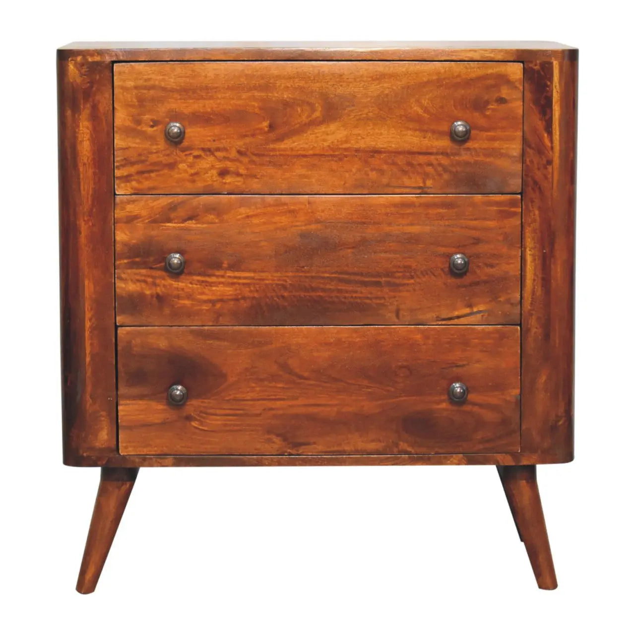 30" Brown Solid Wood Sideboard Homeroots Kitchen & Dining