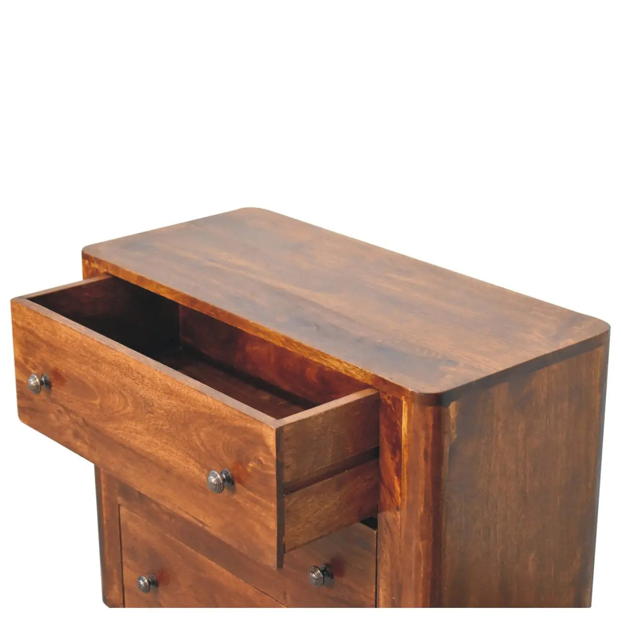 30" Brown Solid Wood Sideboard Homeroots Kitchen & Dining