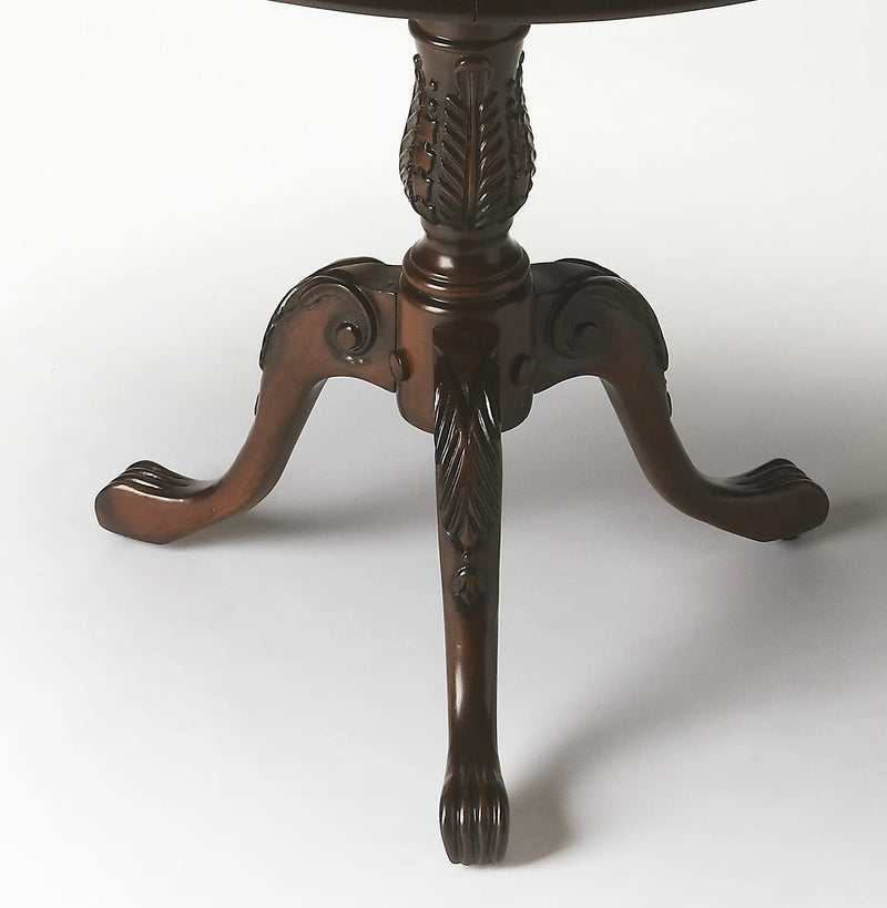 30" Brown Wood Round Coffee Table Homeroots Living Room