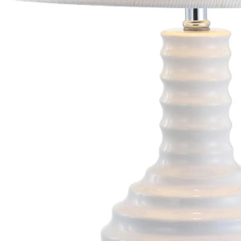 30" Clear Novelty Table Lamp LED With Globe Shade Homeroots Lighting