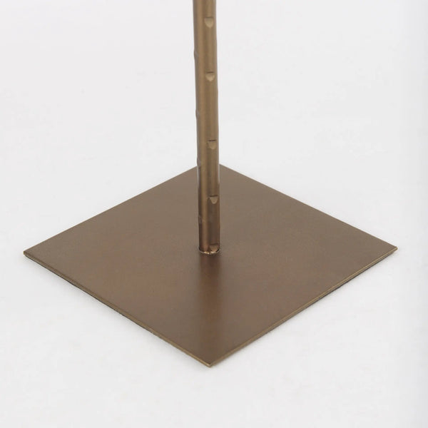 30" Gold Metal Floor Taper Candlestick Homeroots Home Decor