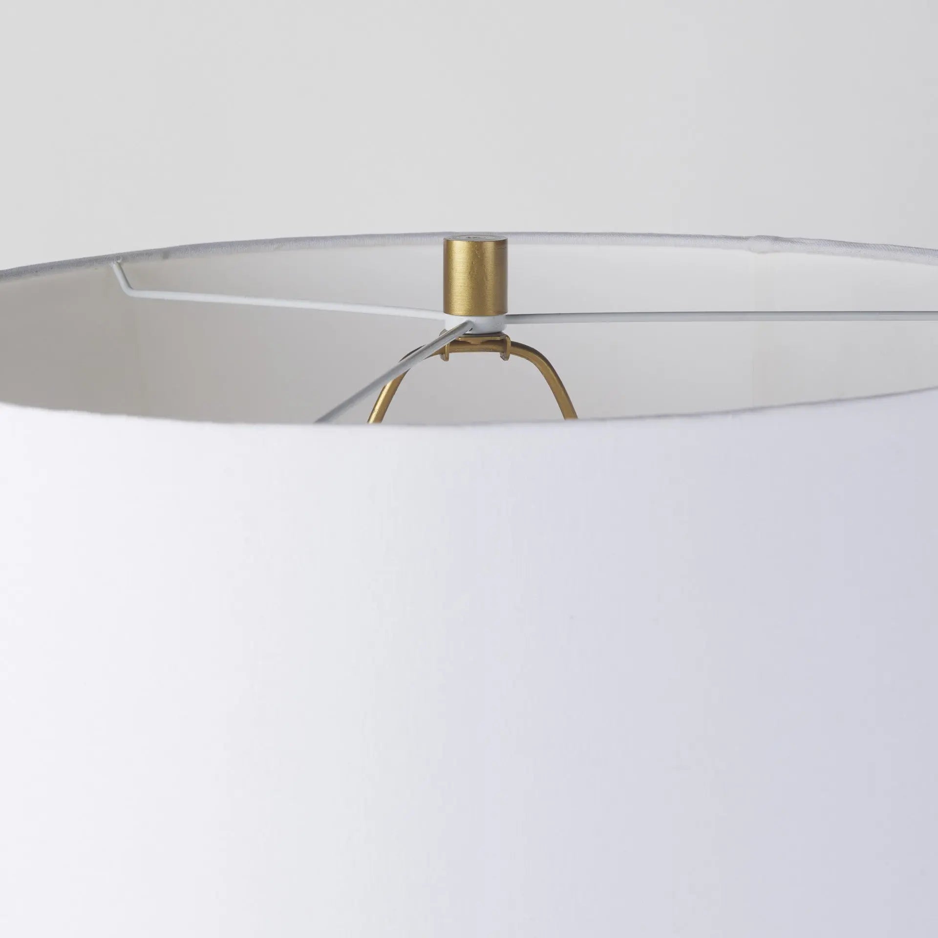 30" Gold Novelty Table Lamp With Drum Shade Homeroots Lighting
