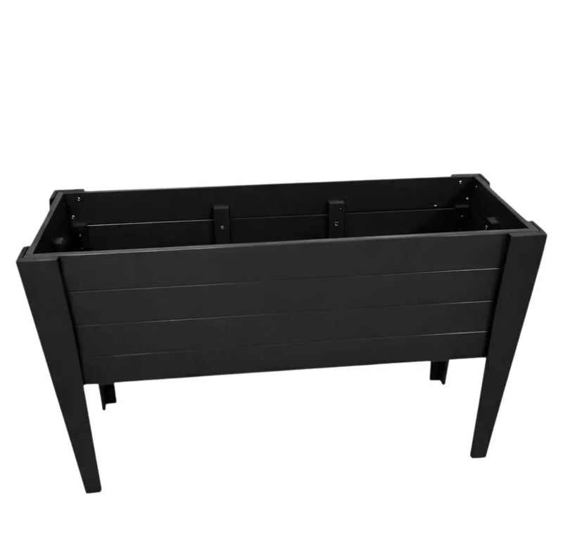 30" X 18" Black Heavy Duty Plastic Rectangular Raised Garden Bed Homeroots Outdoor