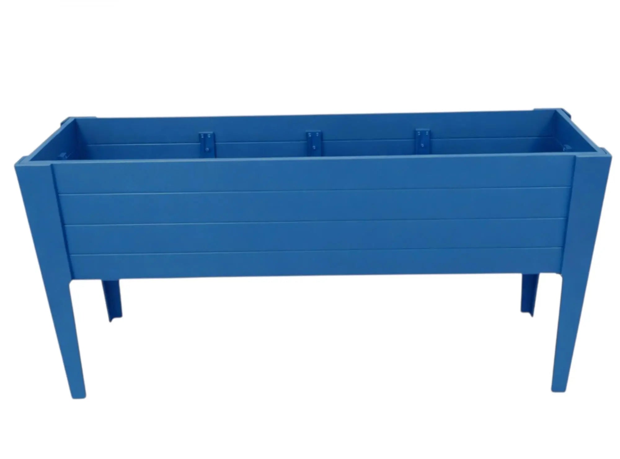 30" X 18" Blue Heavy Duty Plastic Rectangular Raised Garden Bed Homeroots Outdoor