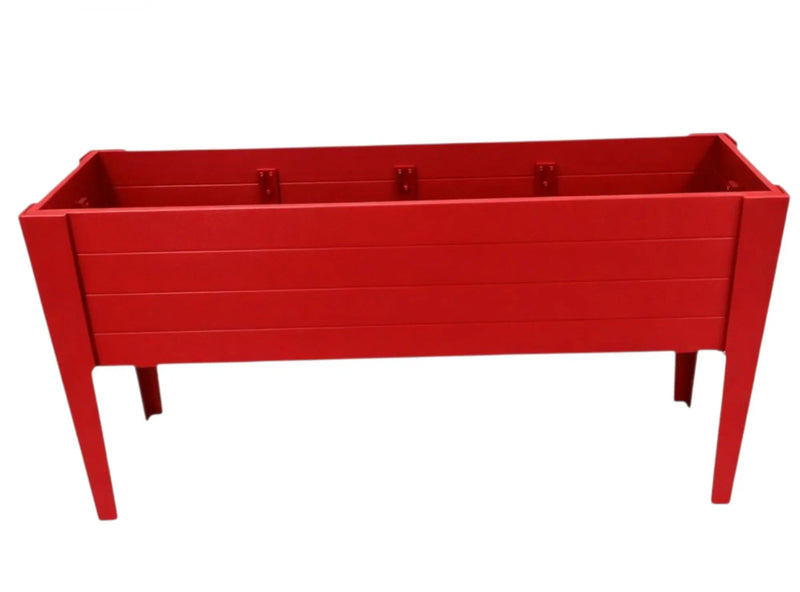 30" X 18" Red Heavy Duty Plastic Rectangular Raised Garden Bed Homeroots Outdoor