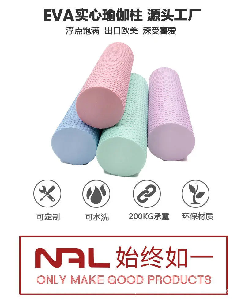 30*10cm Solid Yoga Column Foam Roller Muscle Massage Relaxation Massage Roller Home Eva Fitness Roller GreatEagleInc
