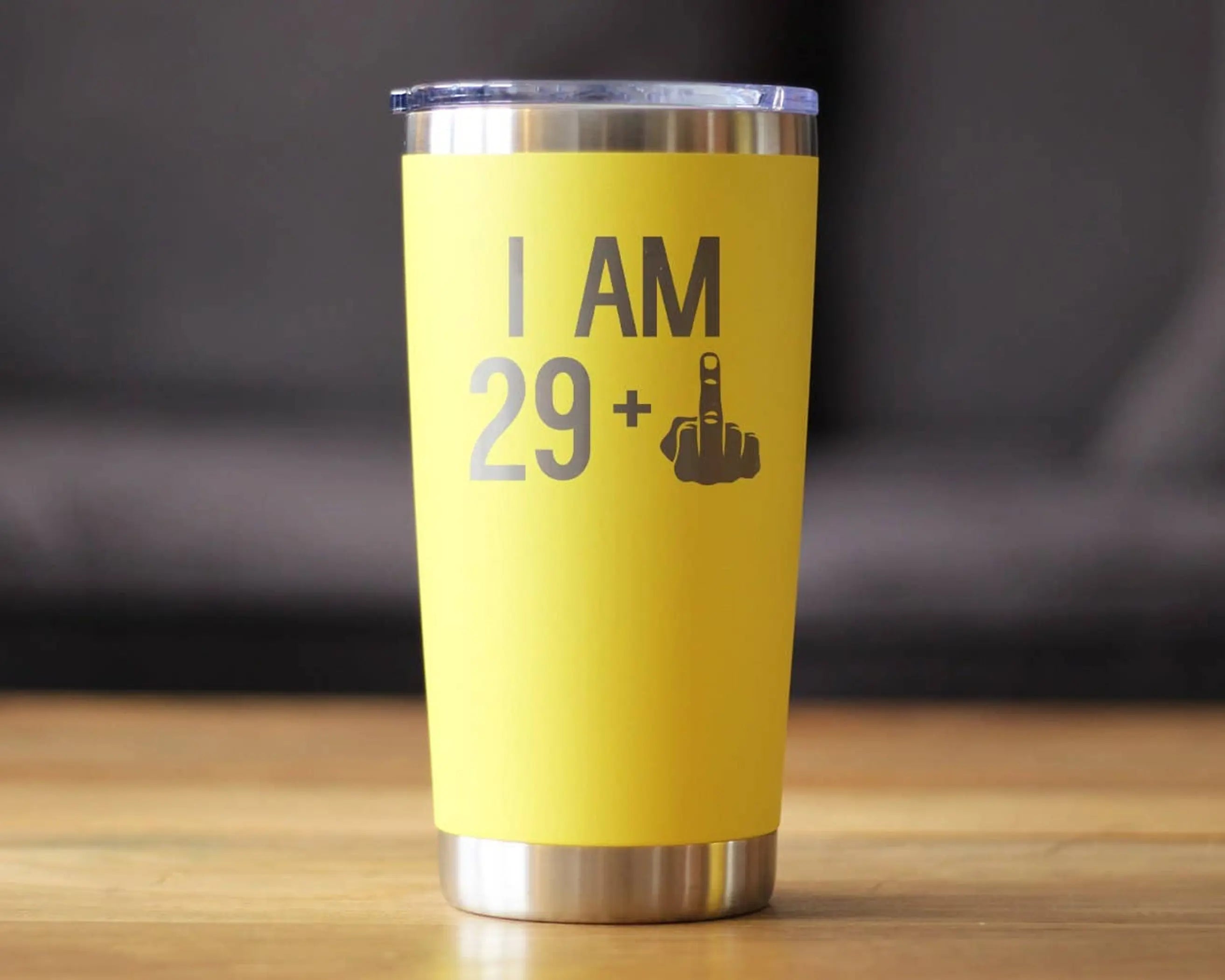 30th Birthday Gifts - Middle Finger Insulated Travel Tumbler Bevvee