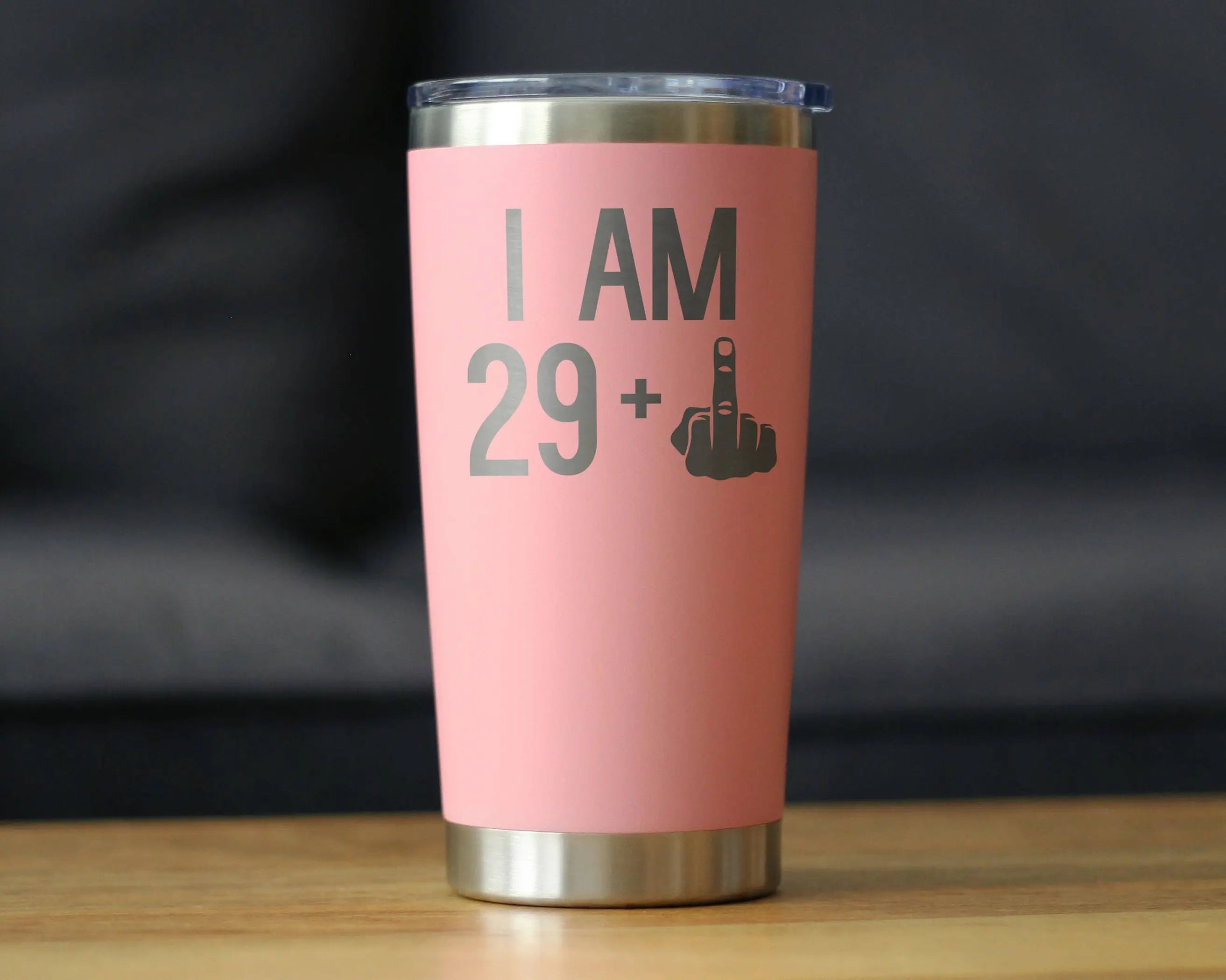 30th Birthday Gifts - Middle Finger Insulated Travel Tumbler Bevvee
