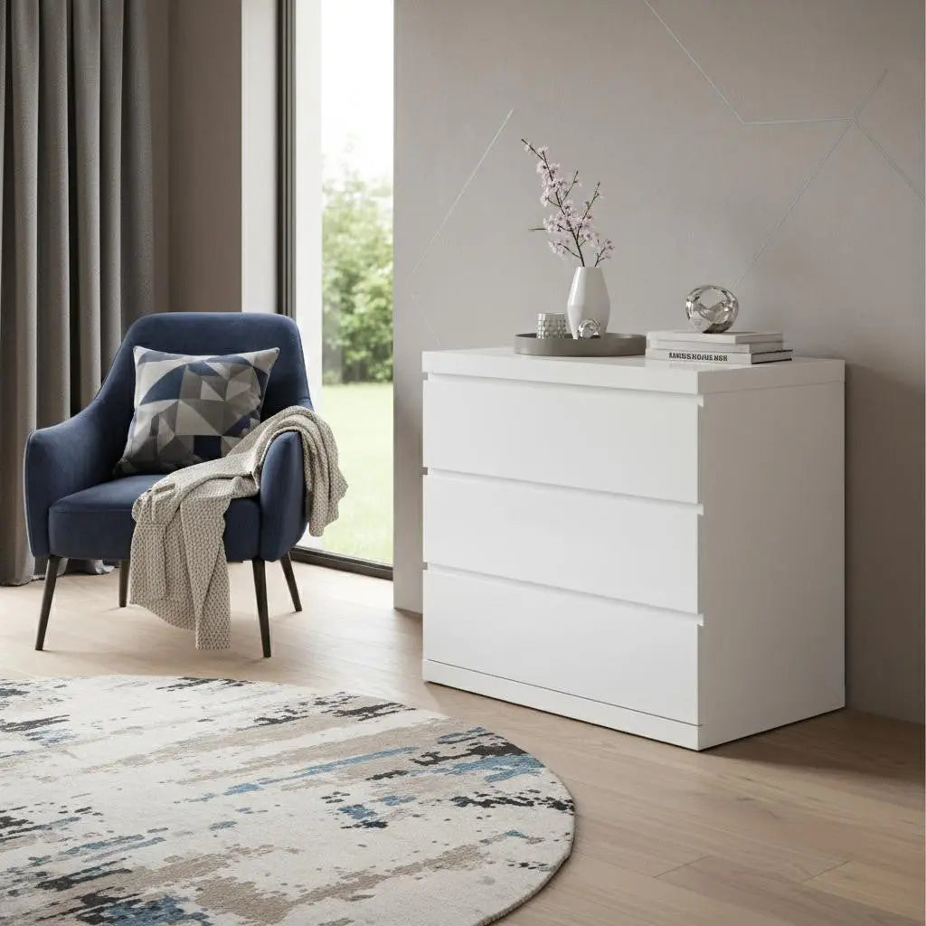 31 X 20 X 30 White Double Dresser Extension Homeroots Bed & Bath