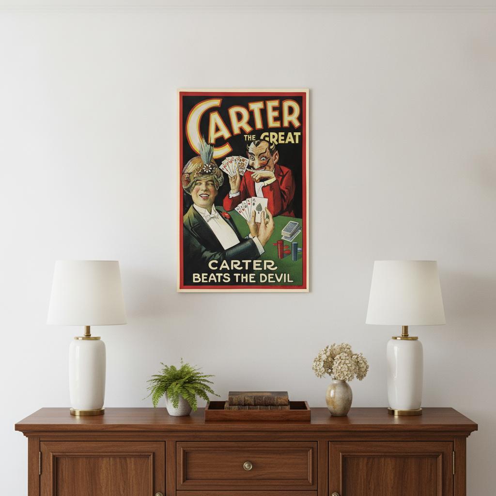 Vintage 1922 Carter Vintage Magic Unframed Print Wall Art - Home Decor